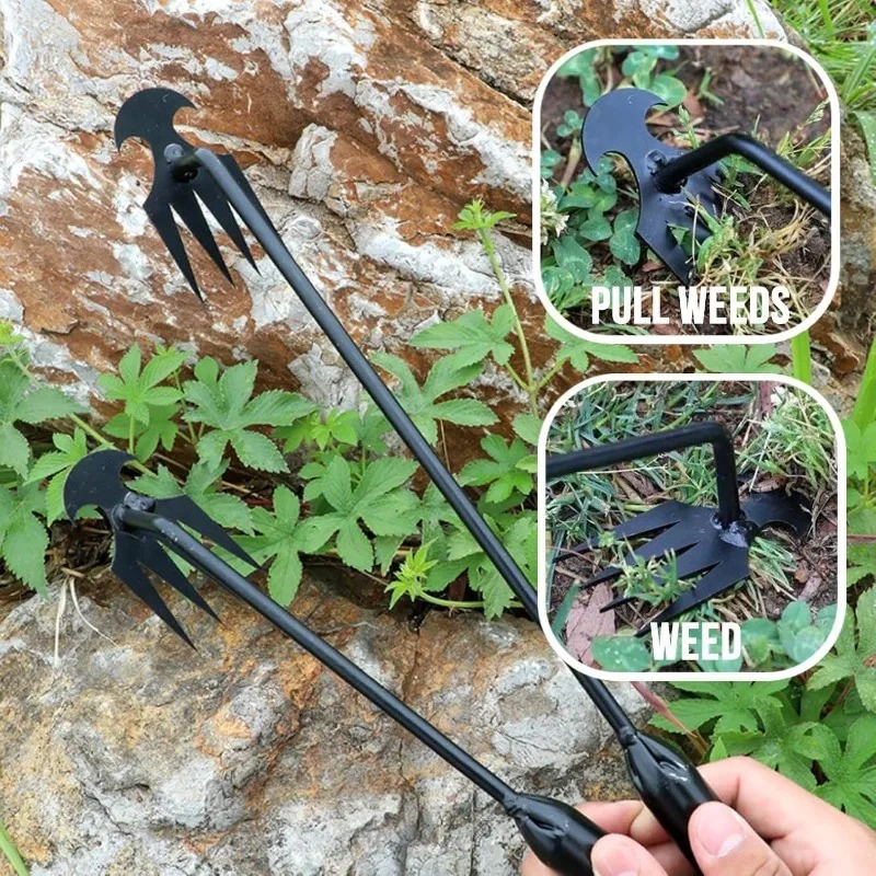 Grass Seed Spreader - 2 in 1 Garden Rake Manual