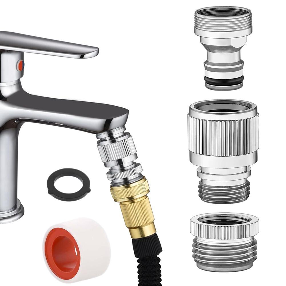 Gardening Tools Combo - Faucet Adapter Set for Garden Hose