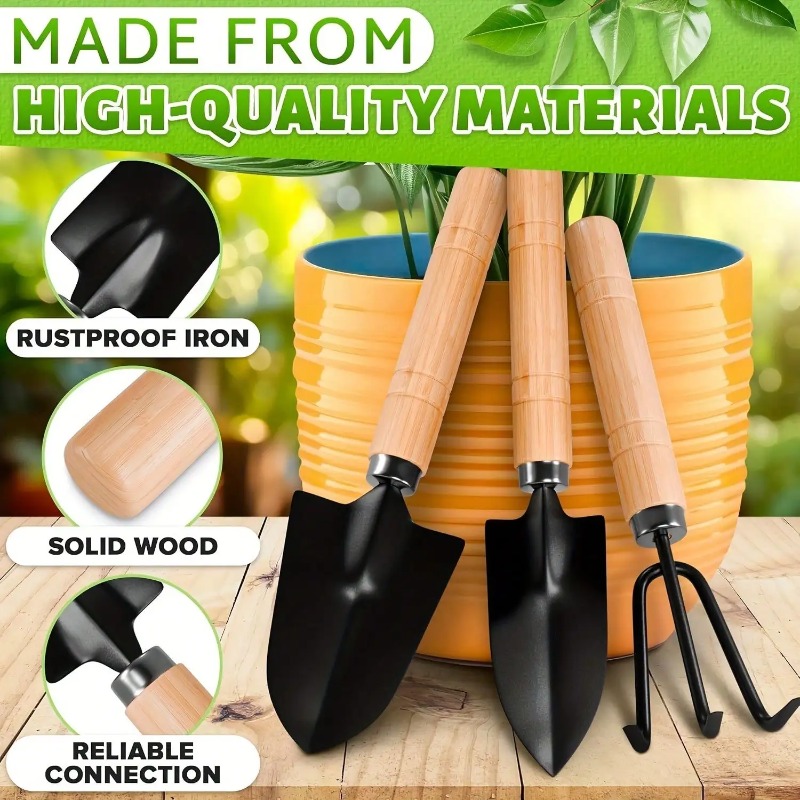 Gardening Tools Combo - 3PC/1Set Mini Gardening Tools Set Portable