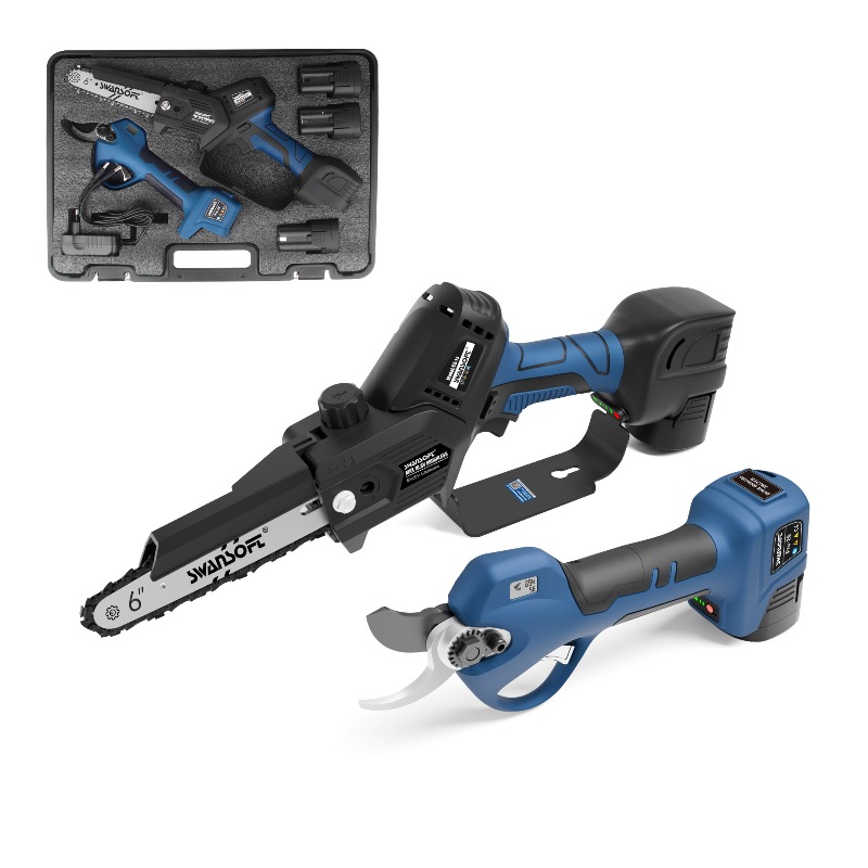Gardening Tools Combo - 【Best-Selling】Cordless Brushless Electric Pruning Shears And