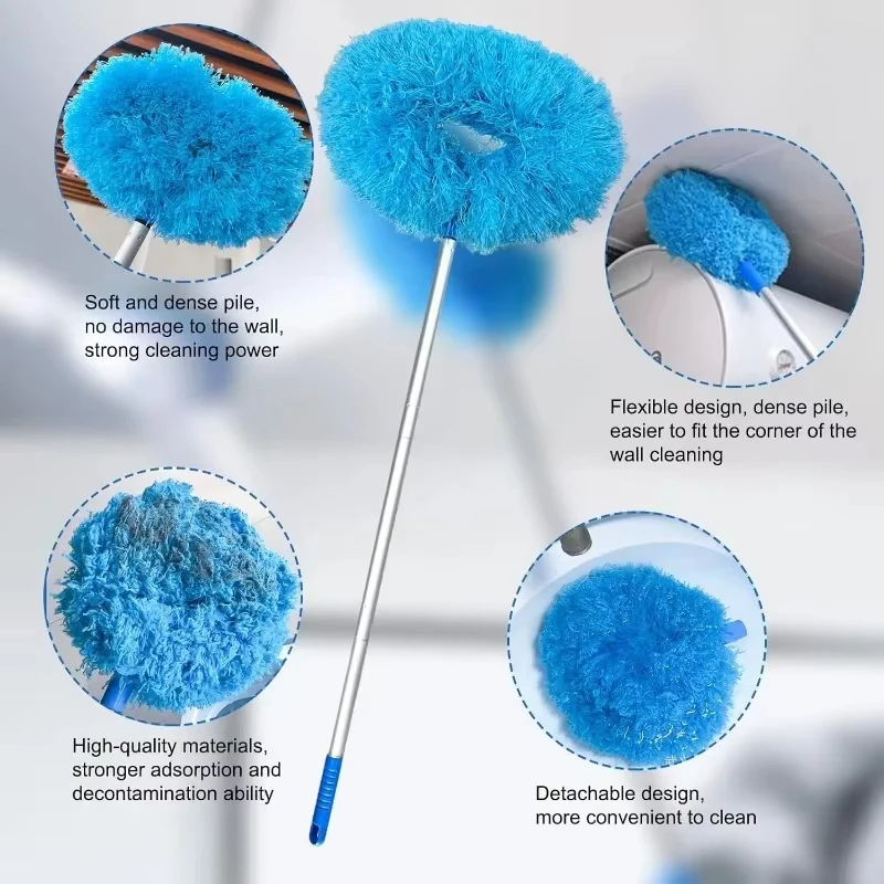 1PC Microfiber Ceiling Fan Dus - Gardening Tools Long Handle recension och pris