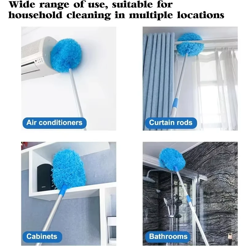 1PC Microfiber Ceiling Fan Dus - Gardening Tools Long Handle recension och pris