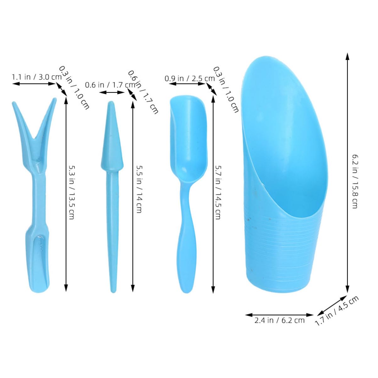4pcs/set, Plastic Durable Buck - Gardening Tools Combo recension och pris