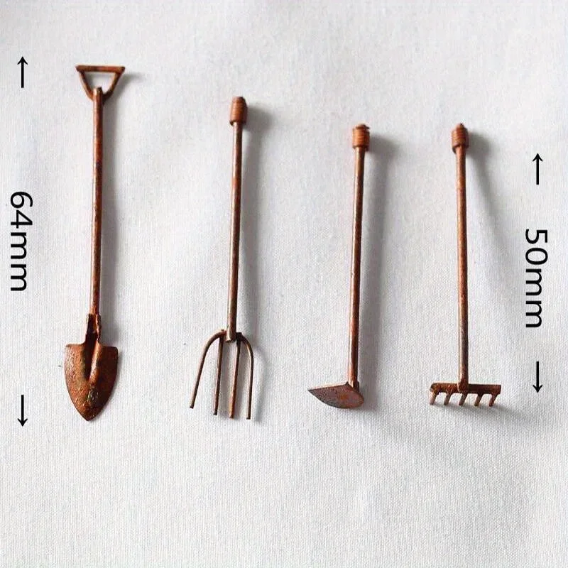 4Pcs/Pack Miniature Garden Too - Gardening Tools Combo recension och pris