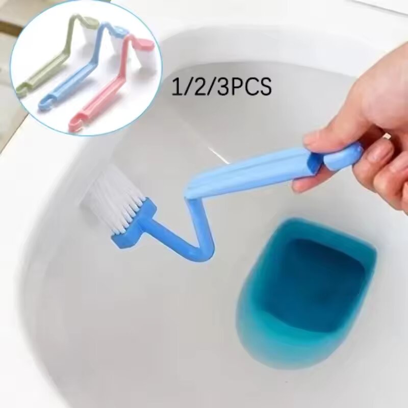 New 123PCS Curved Toilet Brush - Gardening Tools Long Handle recension och pris
