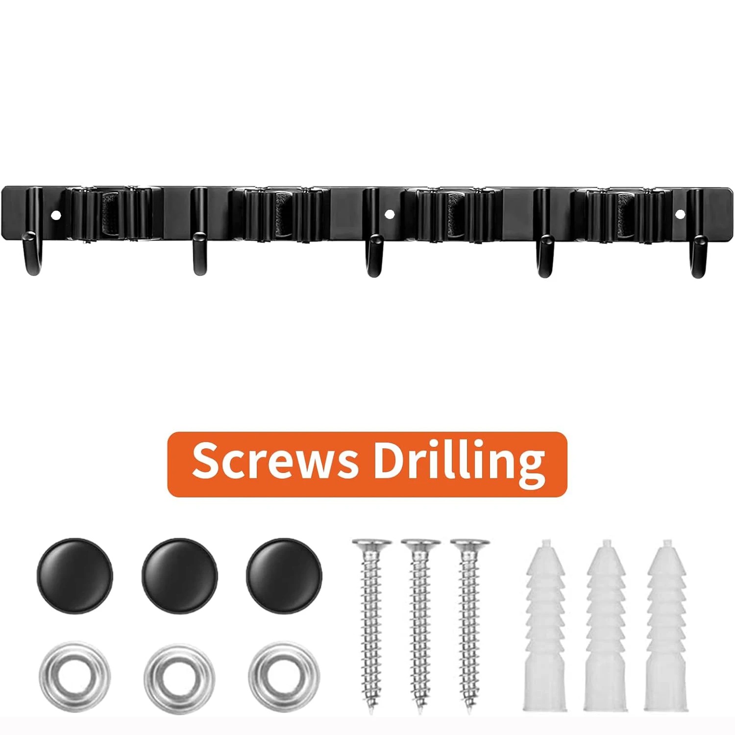 1 Heavy-Duty Metal Tool Rack w - Gardening Tools Range recension och pris