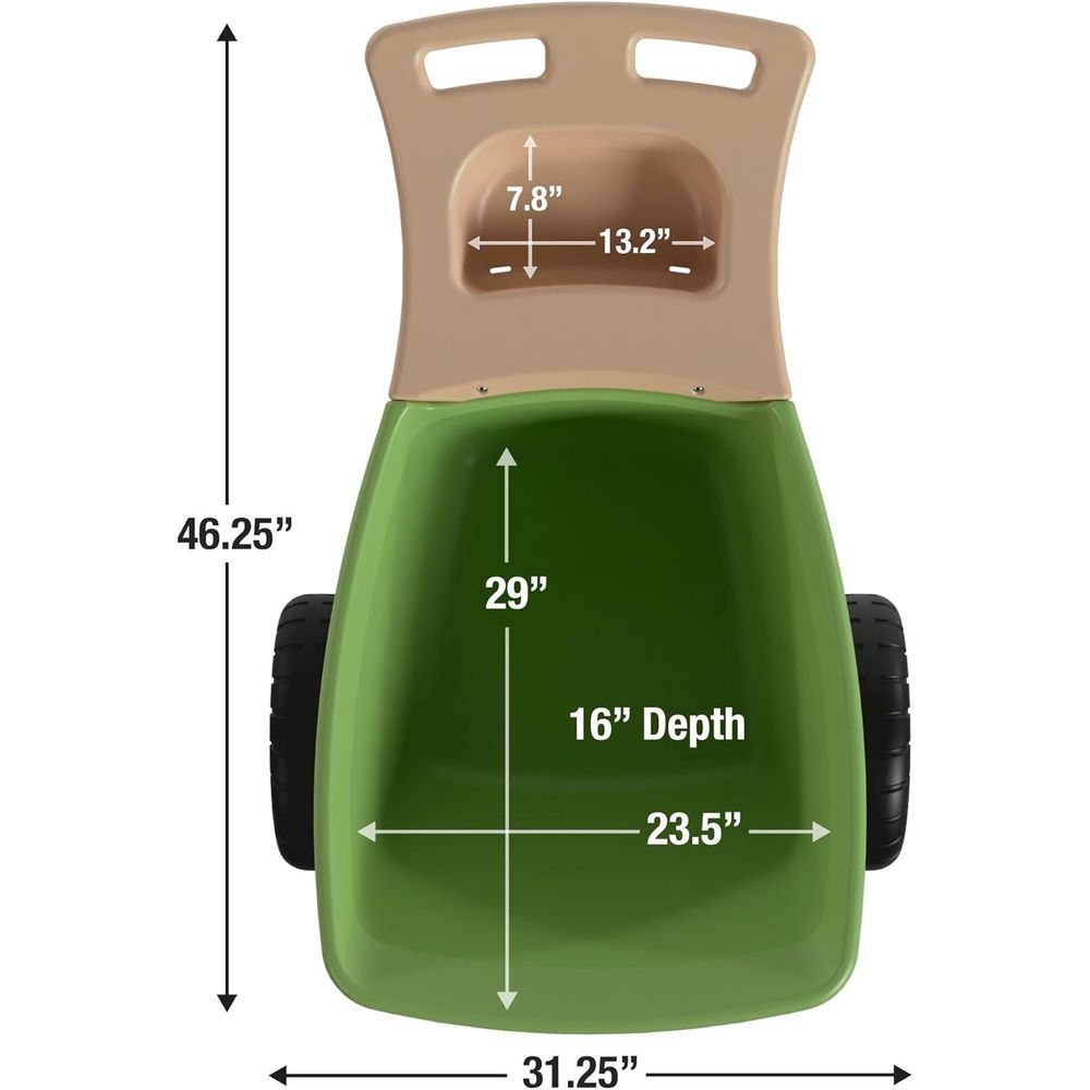 Durable Wheelbarrow with Garde - Gardening Tools Made In Usa recension och pris