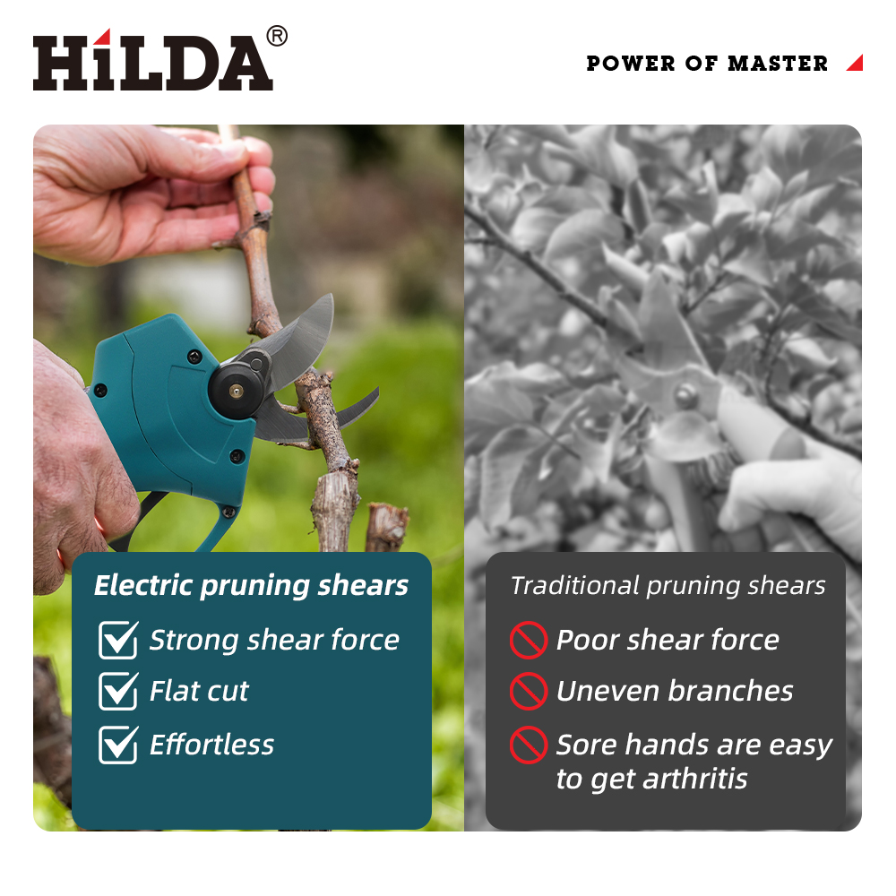 HILDA 18V Brushless Cordless E - Gardening Tools Combo recension och pris