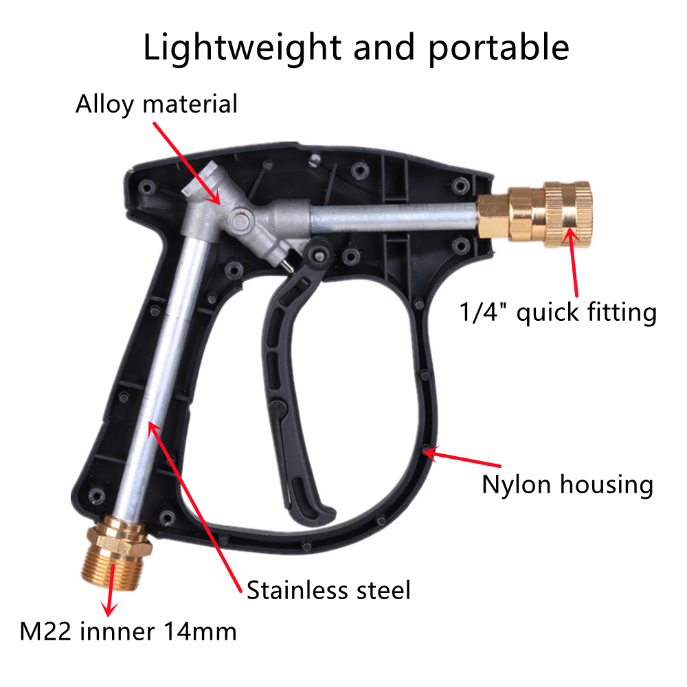 High Pressure Washer Gun+Snow  - Gardening Tools Combo recension och pris