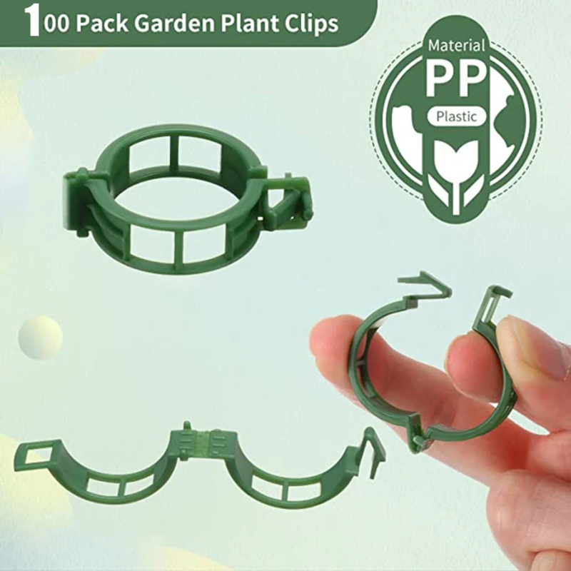 100 PCS/ Plant Support Clip Pl - Gardening Tools Range recension och pris