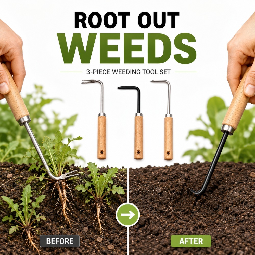 Root Puller Weeding Tool Multi - Grass Seed Spreader recension och pris