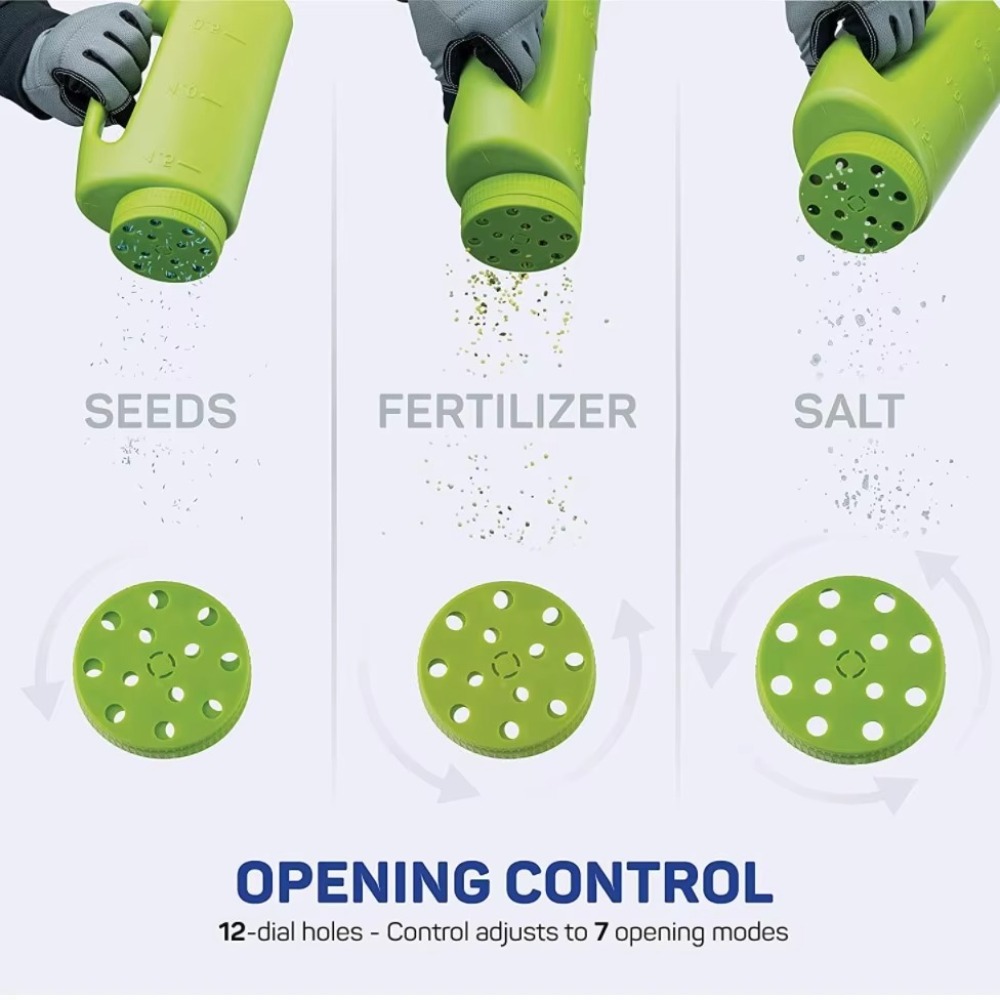 Hand Spreader Shaker for Grass - Grass Seed Spreader recension och pris