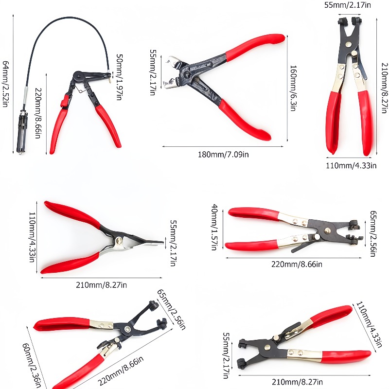9PCS Long Handle Hose Clamp Pl - Gardening Tools Long Handle recension och pris