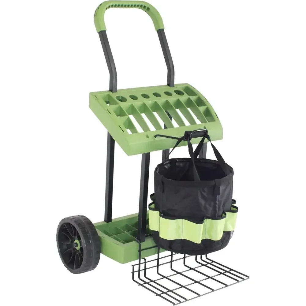 Garden Tool Cart with Tote, Wh - Gardening Tools Made In Usa recension och pris